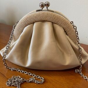 Vintage Talbots Convertible Ivory Clutch